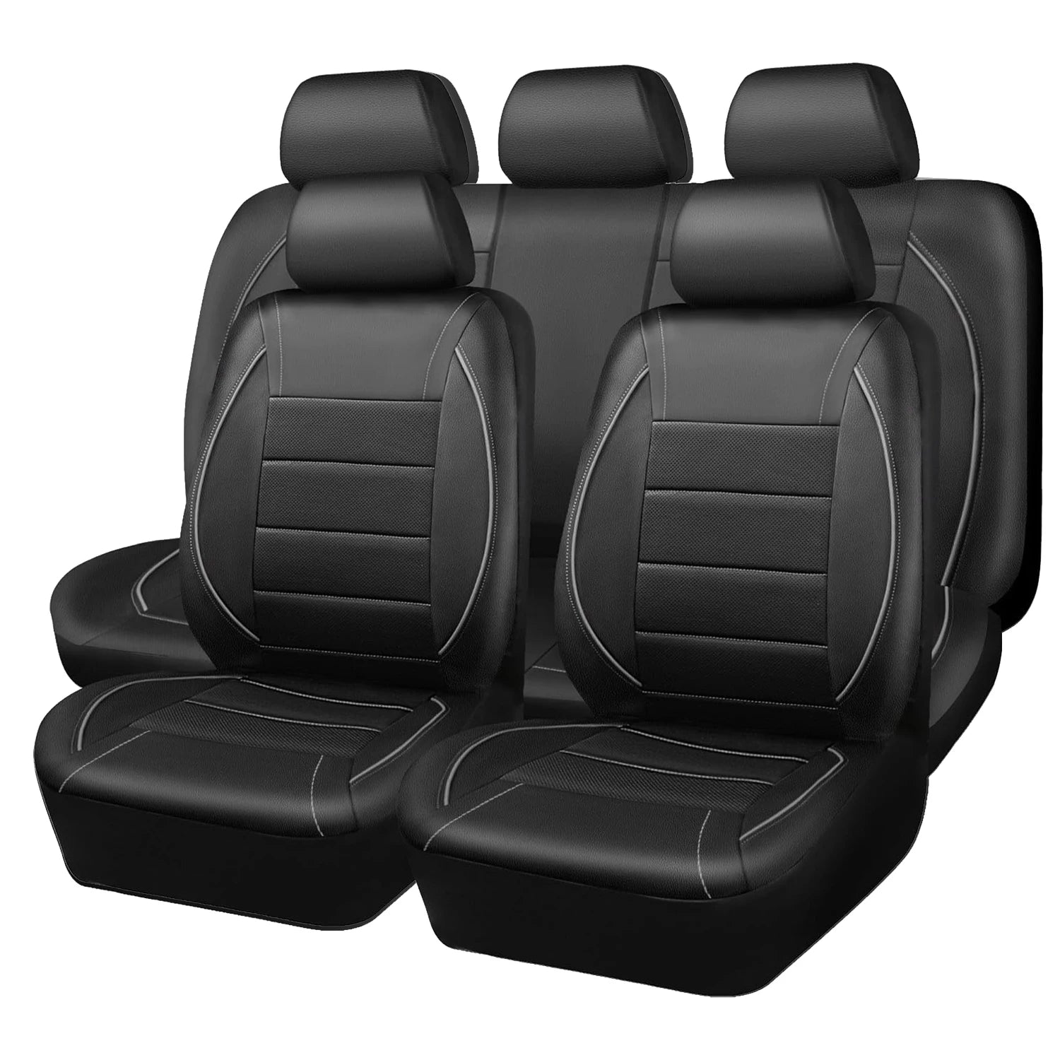 HeroCovers Leather Feel Seat Covers – Luxury Look, Everyday Durability