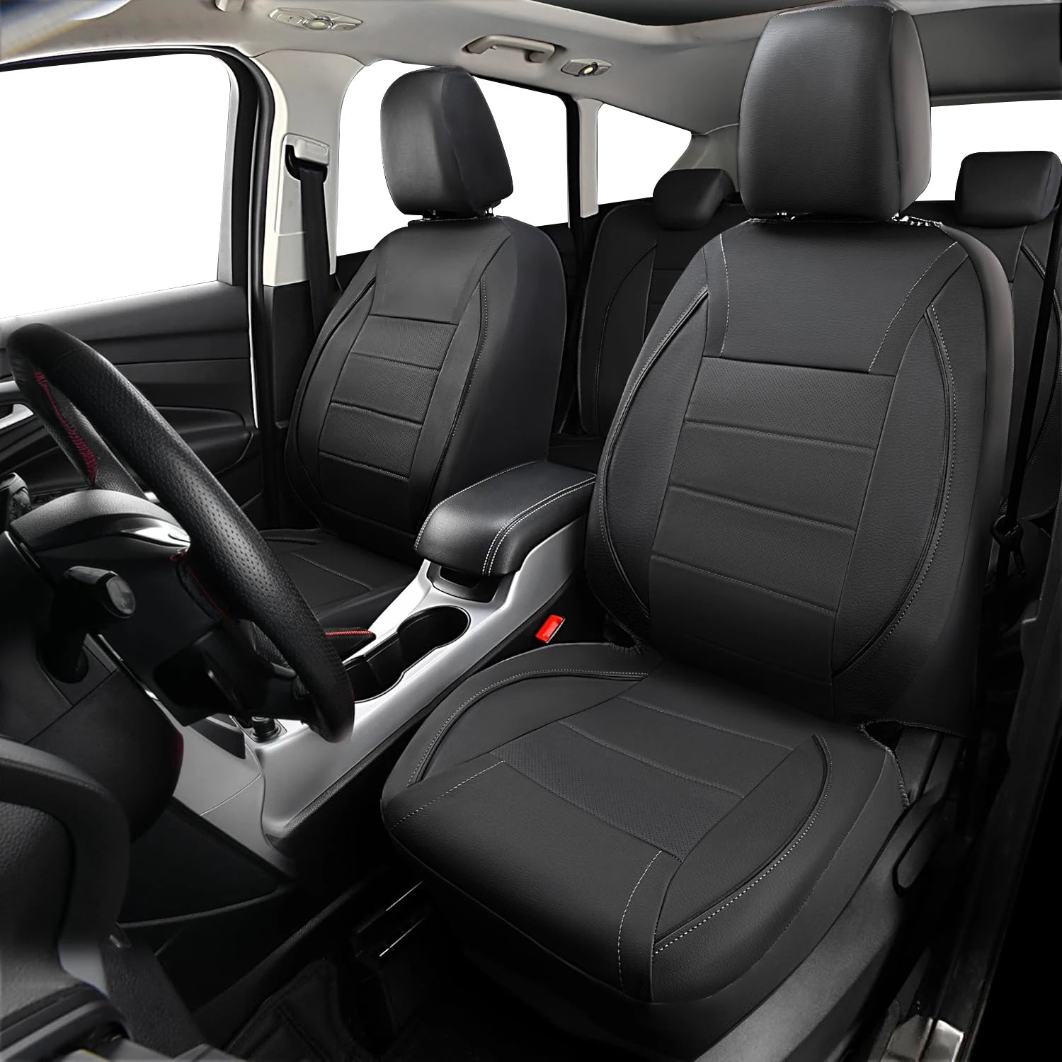 HeroCovers Leather Feel Seat Covers – Luxury Look, Everyday Durability
