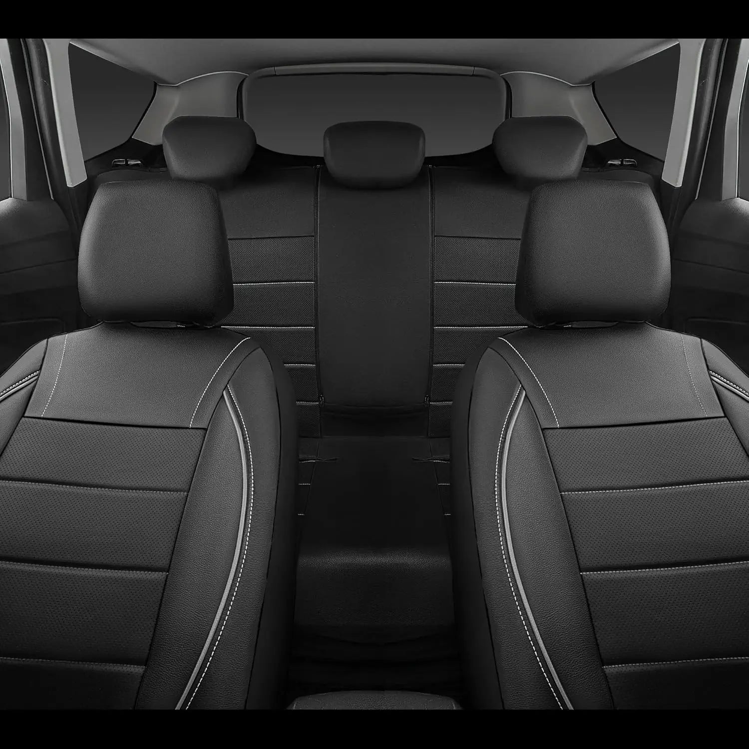 HeroCovers Leather Feel Seat Covers – Luxury Look, Everyday Durability