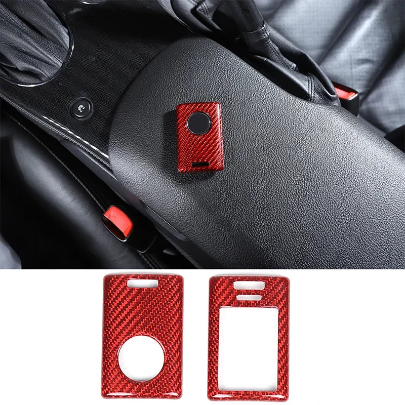 Real Carbon Fiber Key Fob Cover for Chevrolet Corvette C7 (2014–2019)