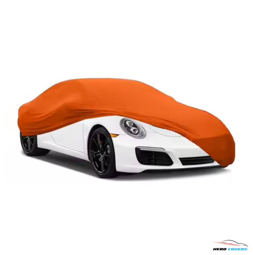 orange car cover