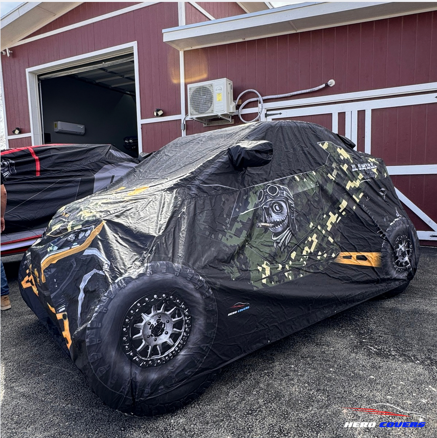 Top Track Roving Auto Cover Off-Roading Car Covers for Maximum Protection & Weather Resistance ...
