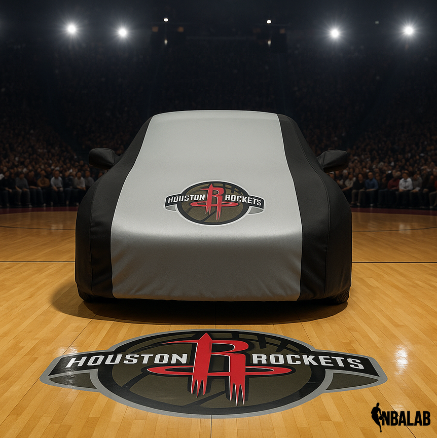 Officially Licensed Houston Rockets 2 Tone Car Covers – Indoor & Outdoor | NBA Protection | HeroCovers