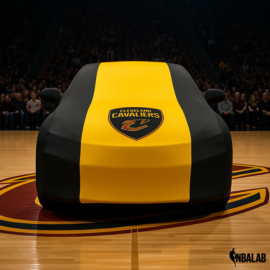 Officially Licensed Cleveland Cavalier  2 Tone Car Covers – Indoor & Outdoor | NBA Protection | HeroCovers