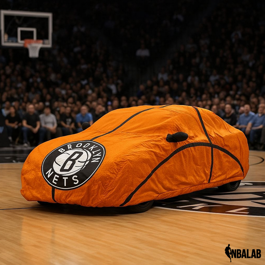 Officially Licensed Brooklyn NETS Life Size Basketball Car Covers – Indoor & Outdoor | NBA Protection | HeroCovers