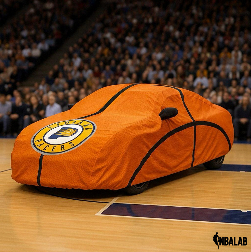 Officially Licensed Indiana Pacers Life Size Basketball Car Covers – Indoor & Outdoor | NBA Protection | HeroCovers