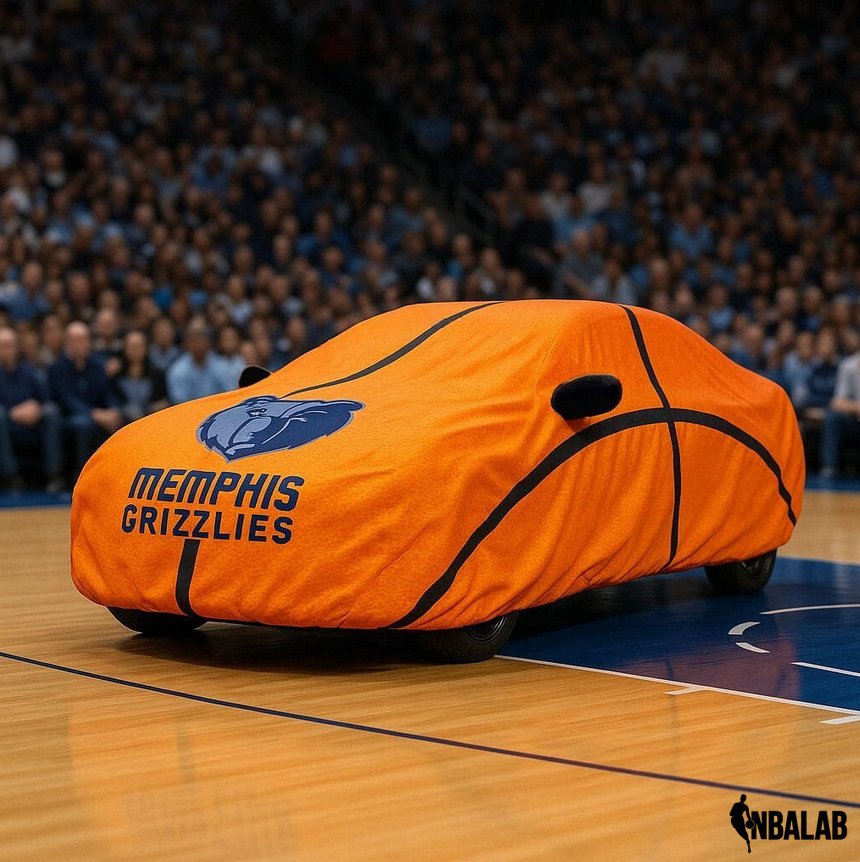 Officially Licensed Memphis Grizzlies Life Size Basketball Car Covers – Indoor & Outdoor | NBA Protection | HeroCovers