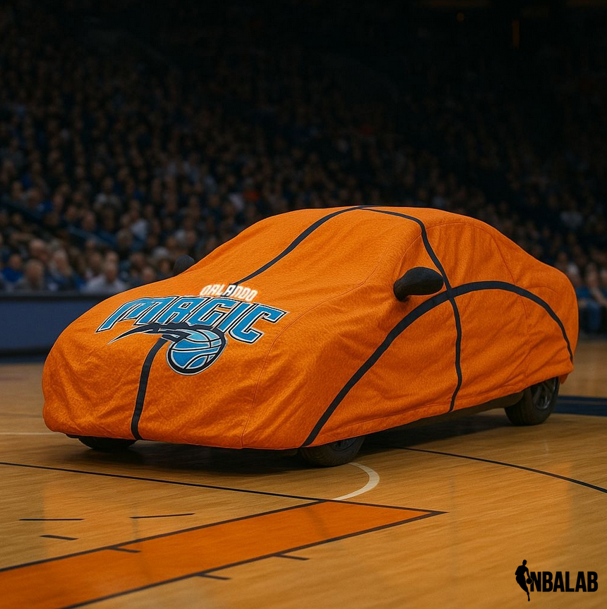 Officially Licensed Orlando Magic Life Size Basketball Car Covers – Indoor & Outdoor | NBA Protection | HeroCovers