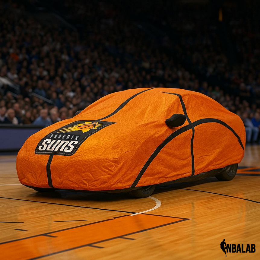 Officially Licensed Phoenix Suns Life Size Basketball Car Covers – Indoor & Outdoor | NBA Protection | HeroCovers