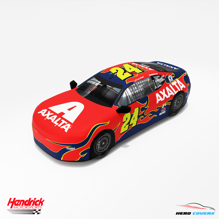 A Custom Car Cover for an Officially Licensed Hendrick Motorsports Axalta