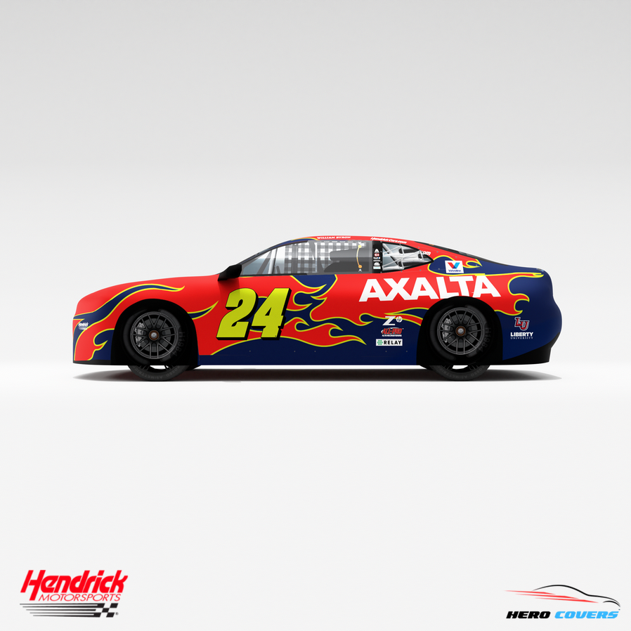 A Custom Car Cover for an Officially Licensed Hendrick Motorsports Axalta