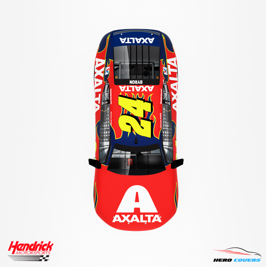 A Custom Car Cover for an Officially Licensed Hendrick Motorsports Axalta
