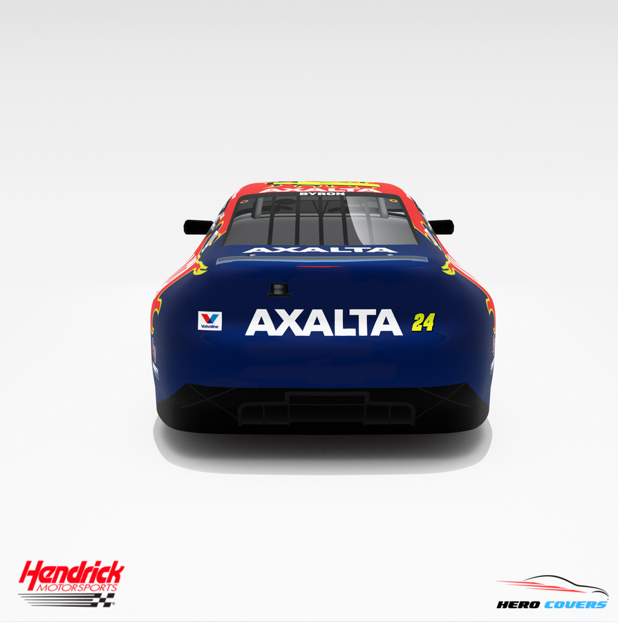 A Custom Car Cover for an Officially Licensed Hendrick Motorsports Axalta