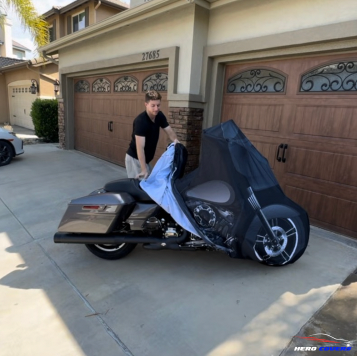 Personalized Motorcycle Cover 3D Motorcycle Cover HeroCovers Hero Covers