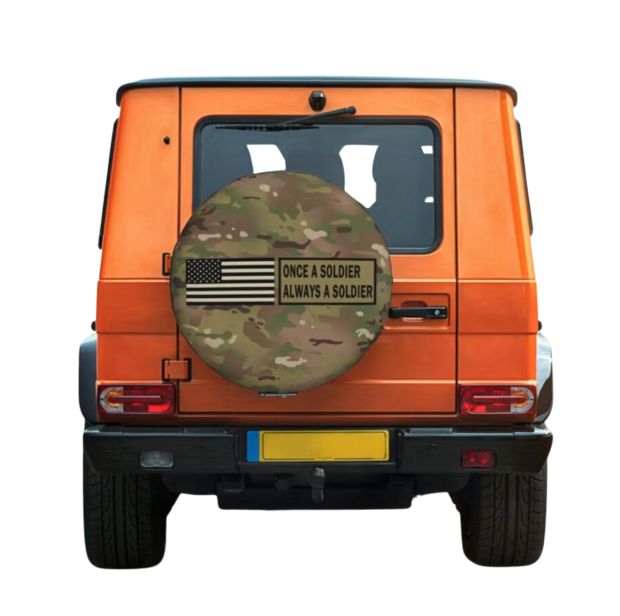 Durable Spare Tire Protection for Trucks, G Wagons, and Jeeps
