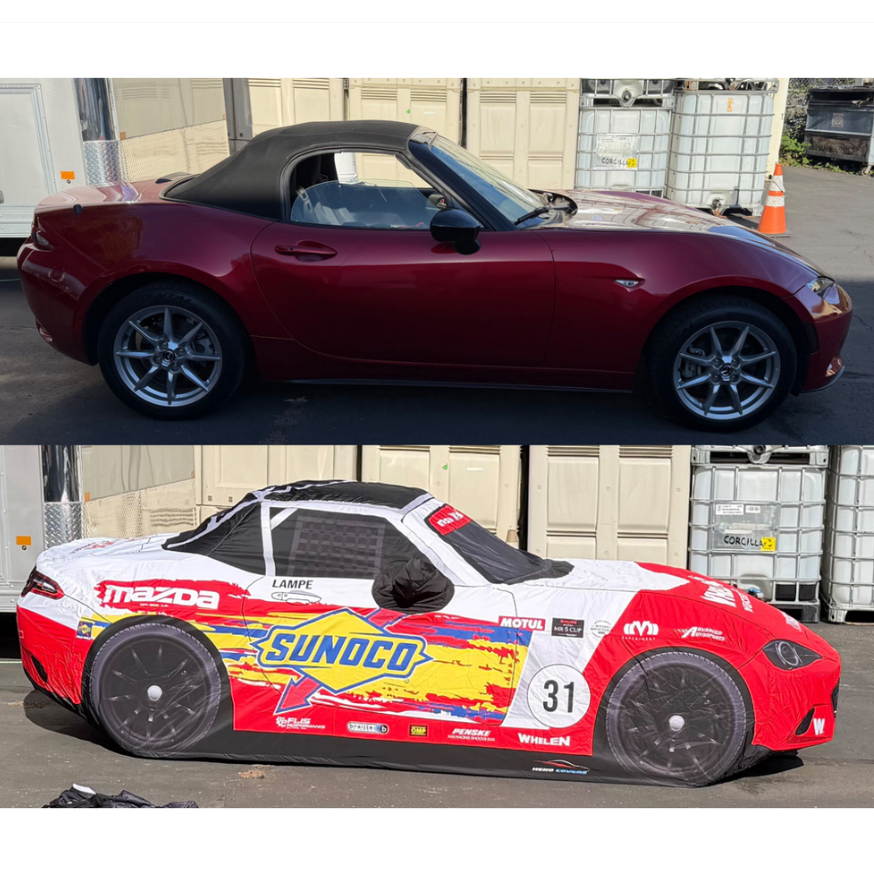 Mazda MX-5 Miata Custom Car Covers — Transform Your Ride into a Race Car | HeroCovers