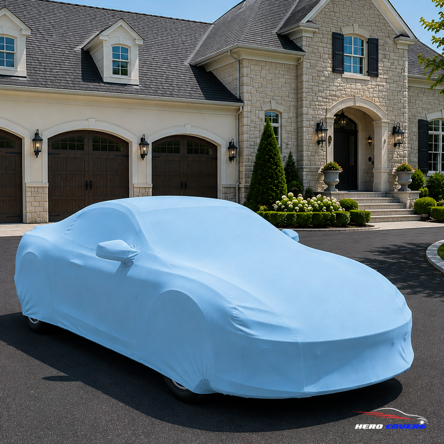 Premium Plain 3 Year Warranty Car Covers for All Makes and Models | HeroCovers.com