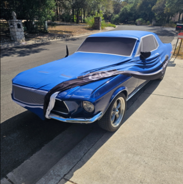 1968 Ford Mustang Custom Car Cover by Hero Covers