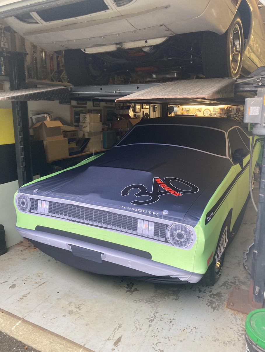 1971 Plymouth Duster 340 Custom Car Cover by Hero Covers