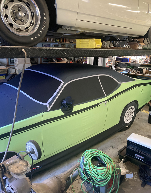 1971 Plymouth Duster 340 Custom Car Cover by Hero Covers gallery image 2