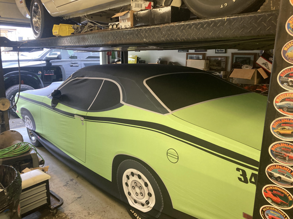 1971 Plymouth Duster 340 Custom Car Cover by Hero Covers gallery image 3