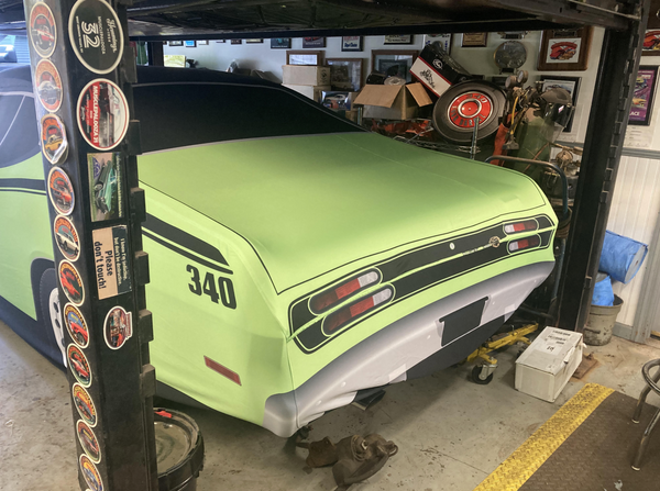 1971 Plymouth Duster 340 Custom Car Cover by Hero Covers gallery image 4