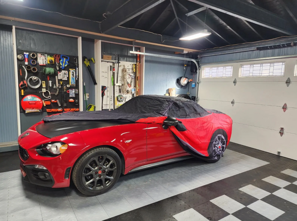 2018 Fiat 124 Spider Abarth Custom Car Cover by Hero Covers gallery image 2