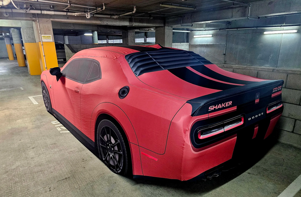 2023 Dodge Challenger “Last Call” Shaker Edition Custom Car Cover by Hero Covers gallery image 3