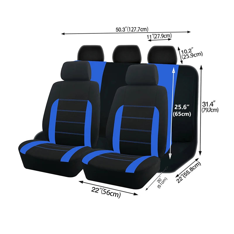 HeroCovers Scuba Spandex Seat Covers – Flexible, Form-Fitting Comfort and Protection