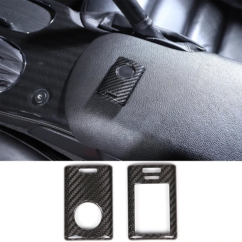 Real Carbon Fiber Key Fob Cover for Chevrolet Corvette C7 (2014–2019)