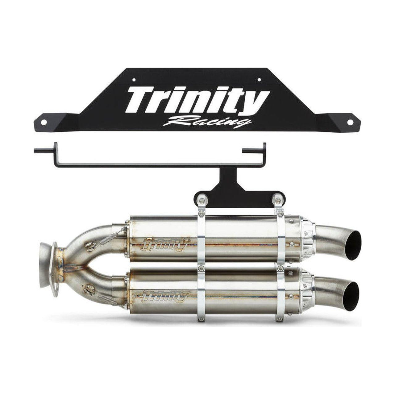 Trinity Racing - 2022-2024 Polaris RZR Pro R Slip On Stainless Steel Exhaust