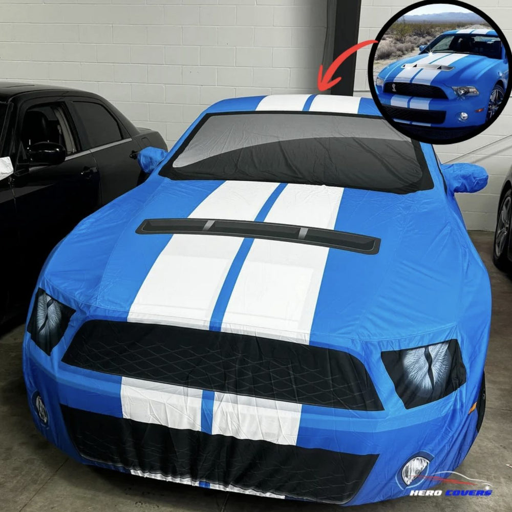 Shelby GT500 · cover vs. the real car