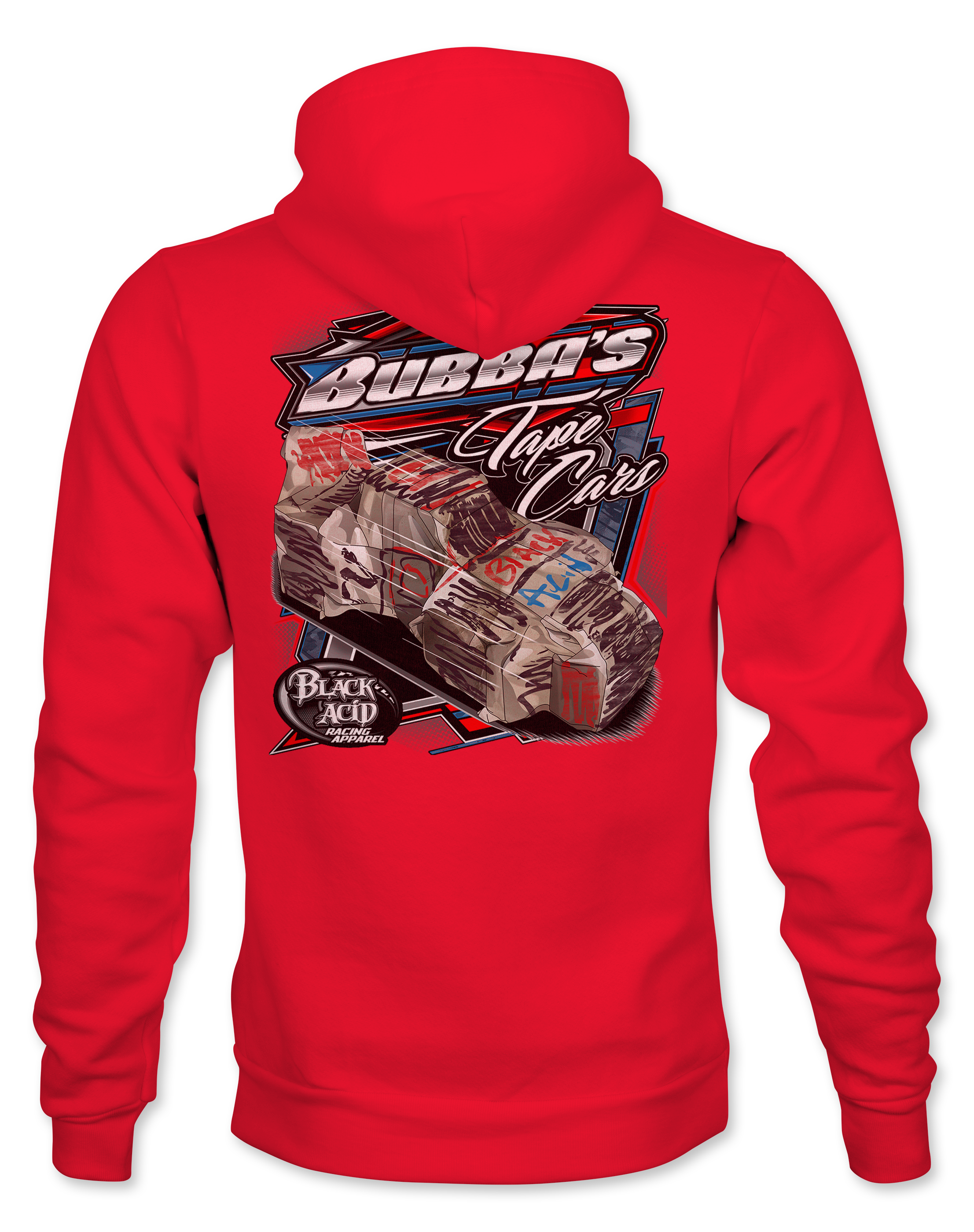 Bubbas Tape Cars Hoodies