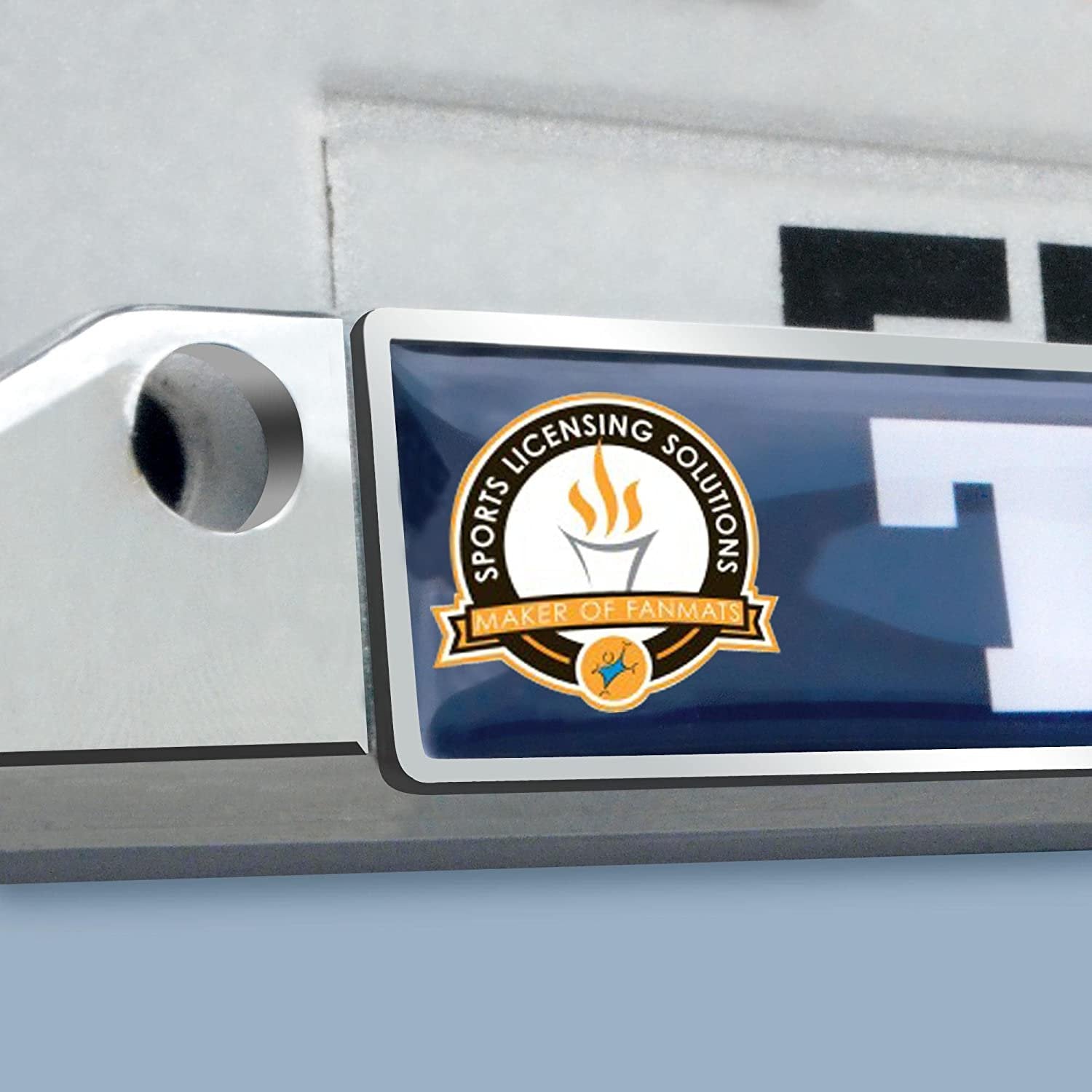 New York Yankees Metal License Plate Frame Tag Cover Chrome 6x12 Inch