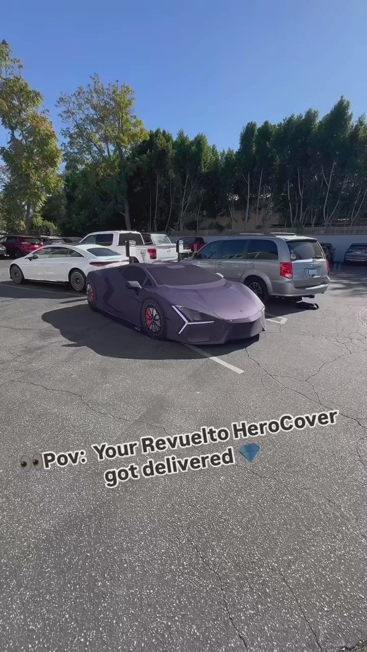 Load video: Luxury Diamond Quilt Car Covers – Custom Quilted Protection by HeroCovers