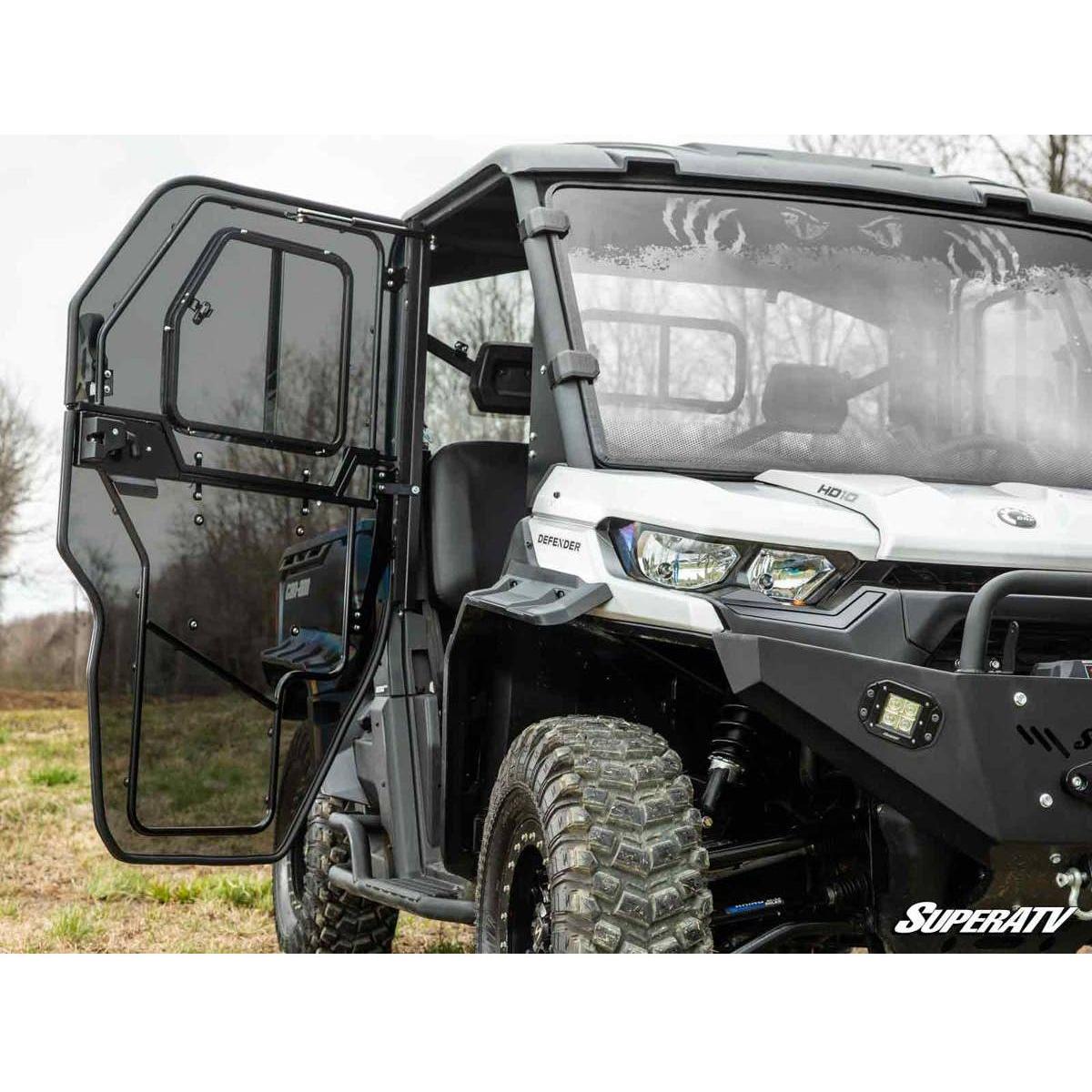 SuperATV 2017+ Can-Am Defender Convertible Cab Enclosure Doors