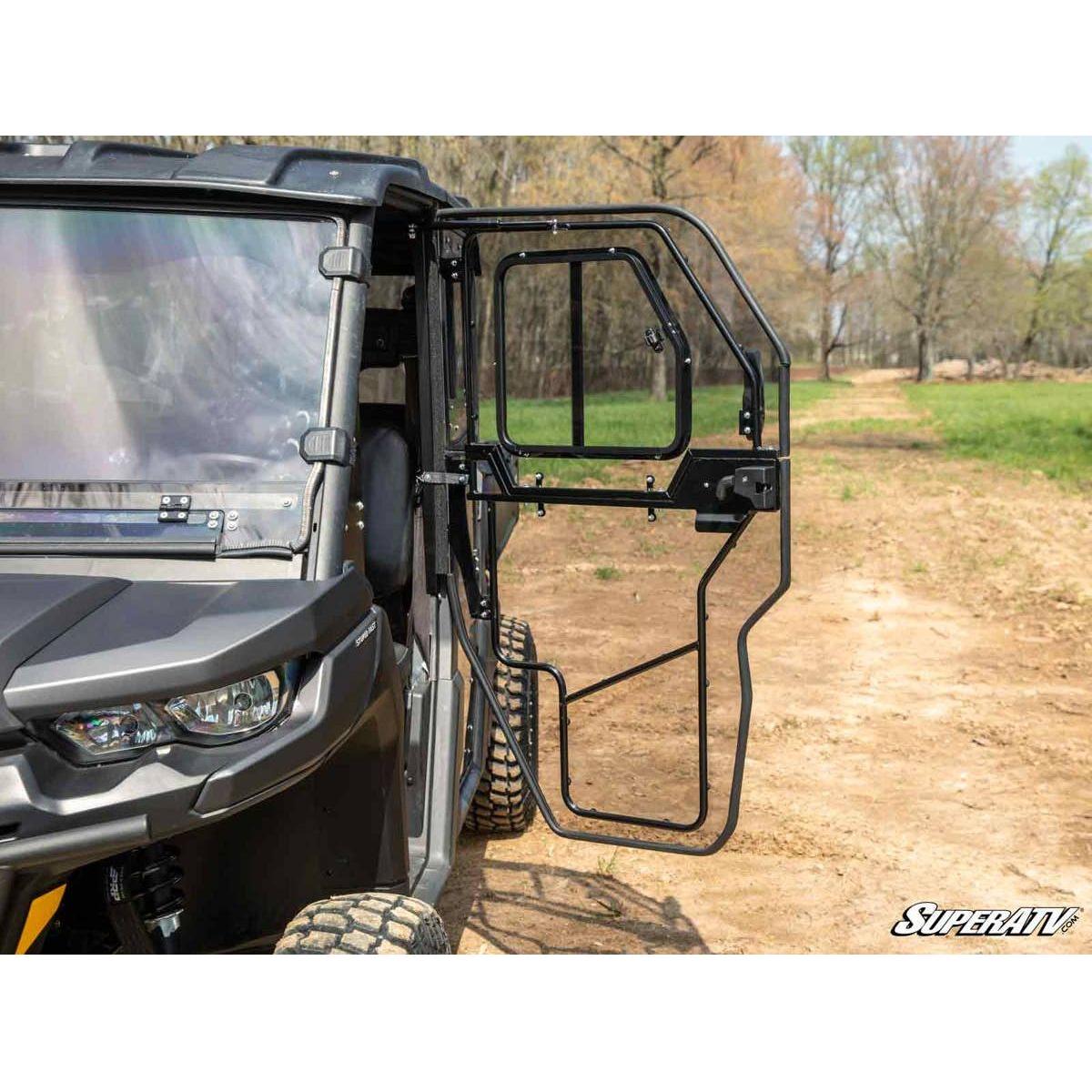 SuperATV 2017+ Can-Am Defender MAX Convertible Cab Enclosure Doors