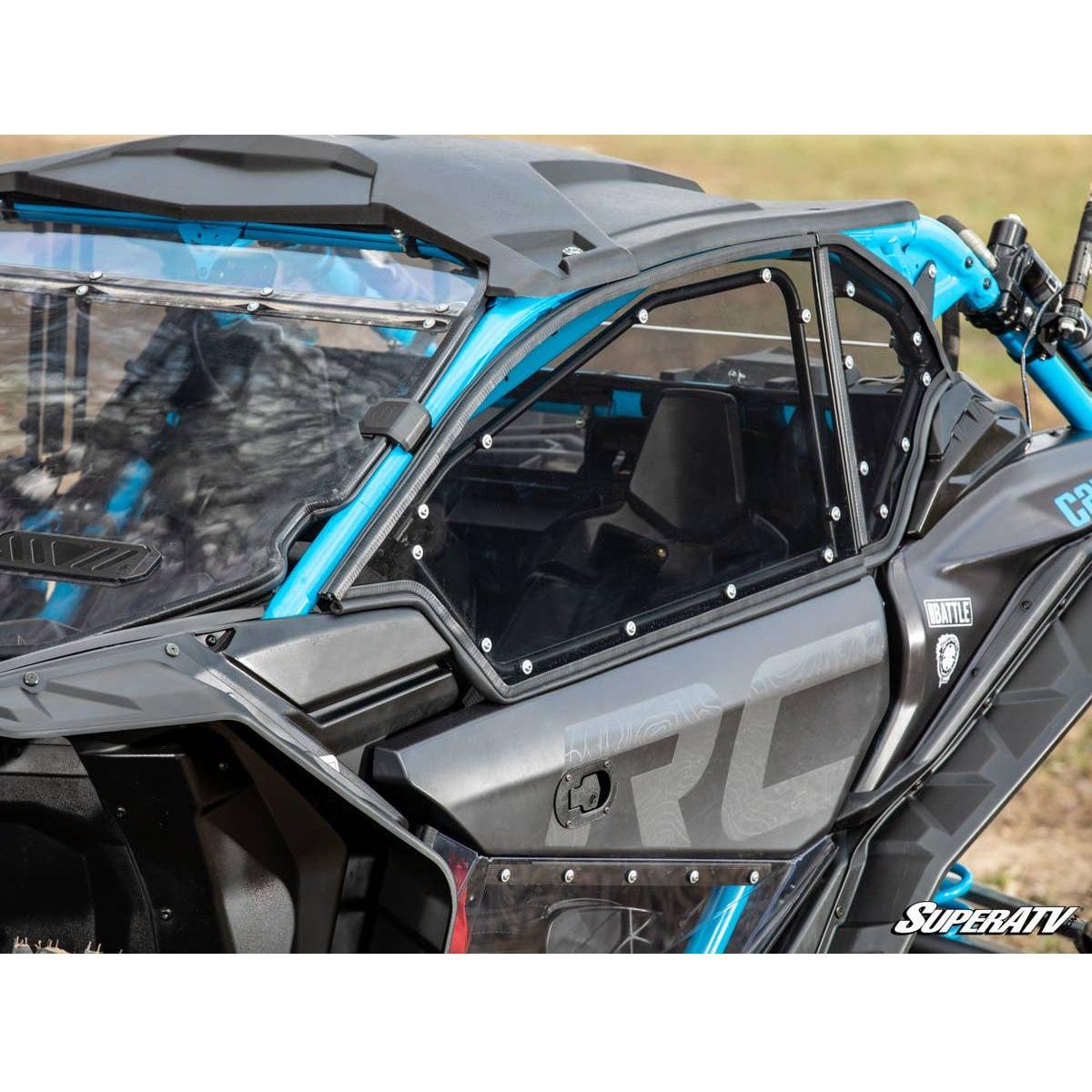 SuperATV 2017+ Can-Am Maverick X3 Hard Cab Enclosure Upper Doors