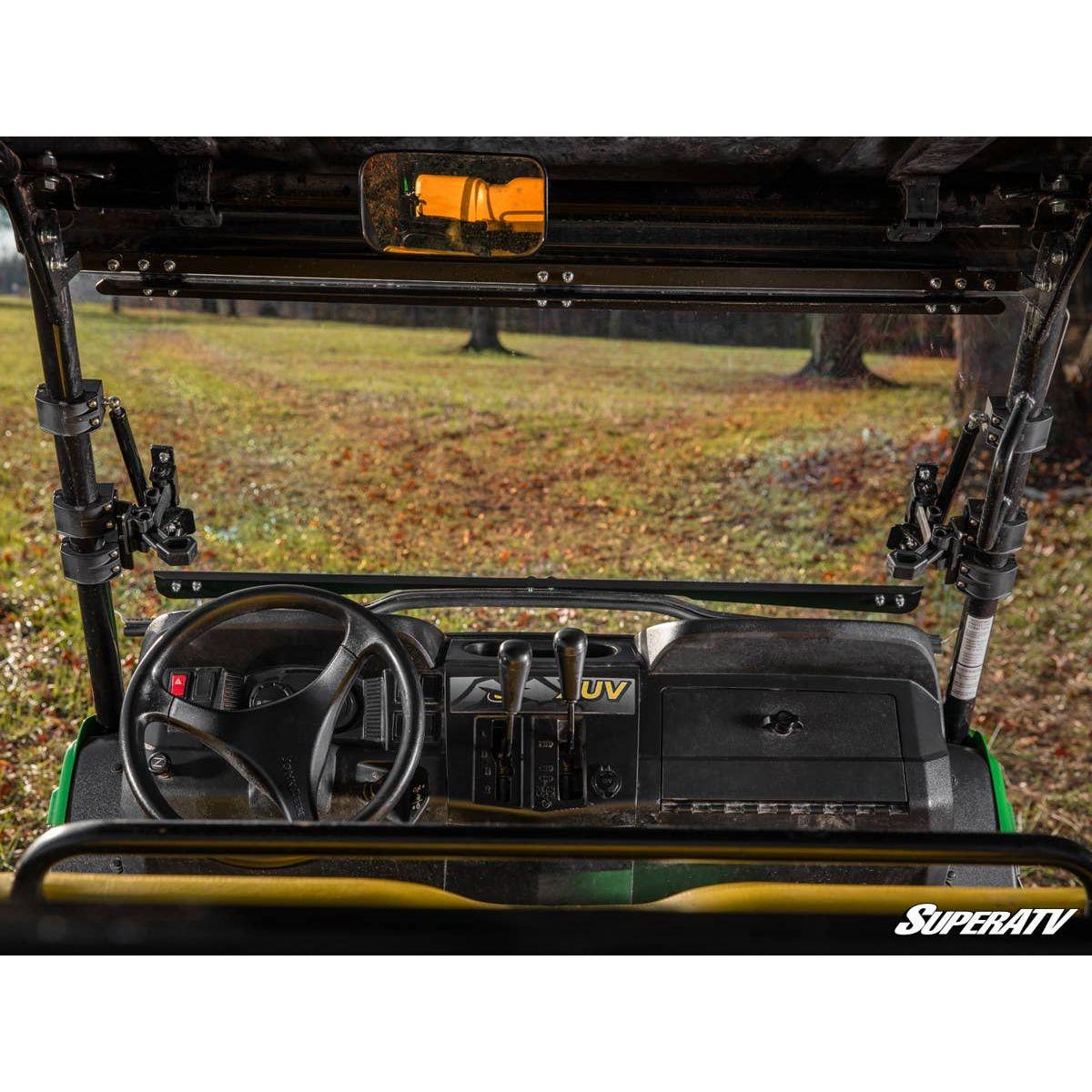 SuperATV John Deere Gator XUV590 Scratch-Resistant Flip Windshield