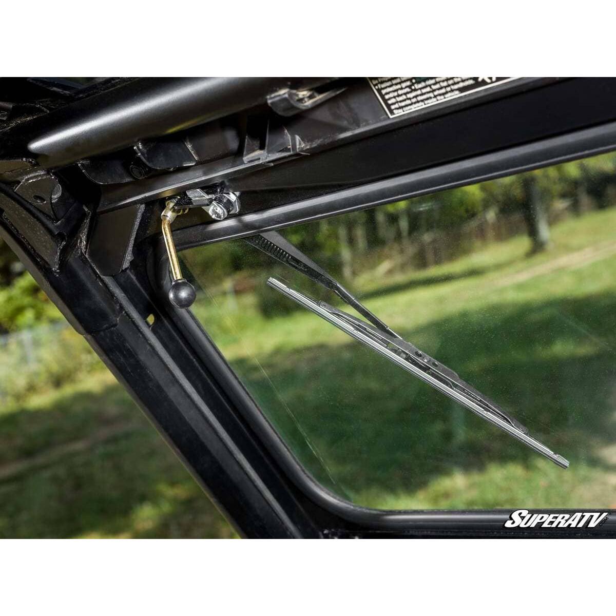 SuperATV - 2020+ Polaris General XP 1000 Flip-Down Glass Windshield