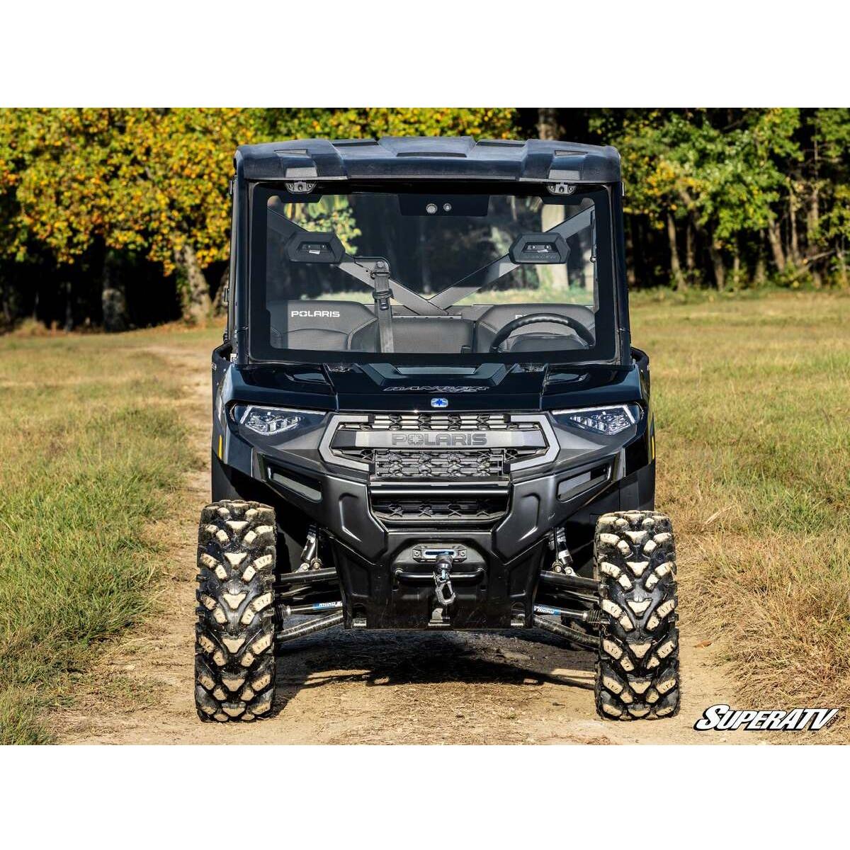 SuperATV 2020+ Polaris Ranger 1000 MaxDrive Power Flip Glass Windshield