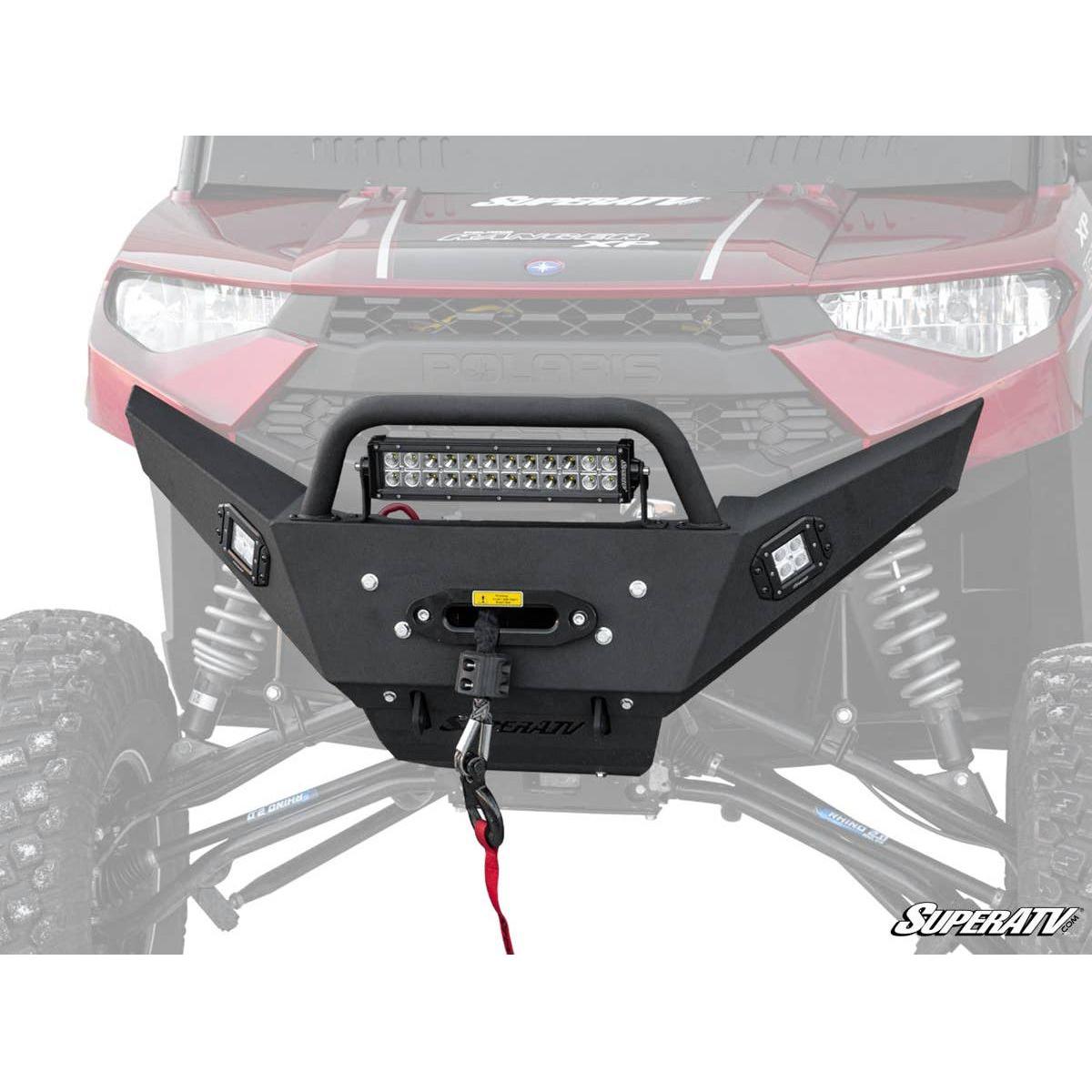SuperATV 2019-2020 Polaris Ranger XP 1000 12,000 LB. Winch-Ready Front Bumper