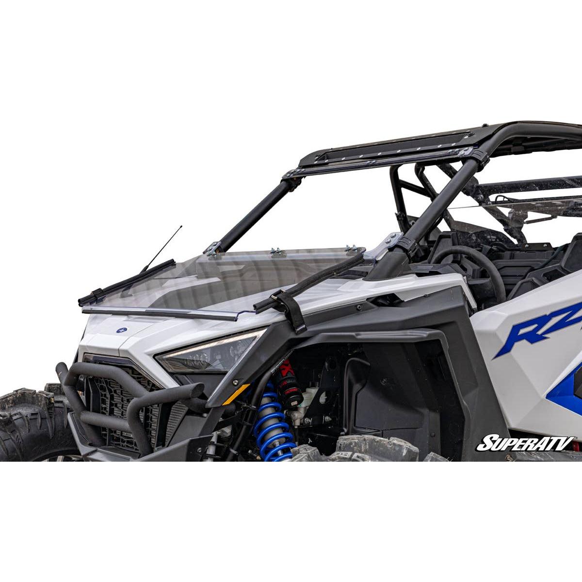 SuperATV- 2020+ Polaris RZR Pro XP Scratch Resistant Flip Down Windshield