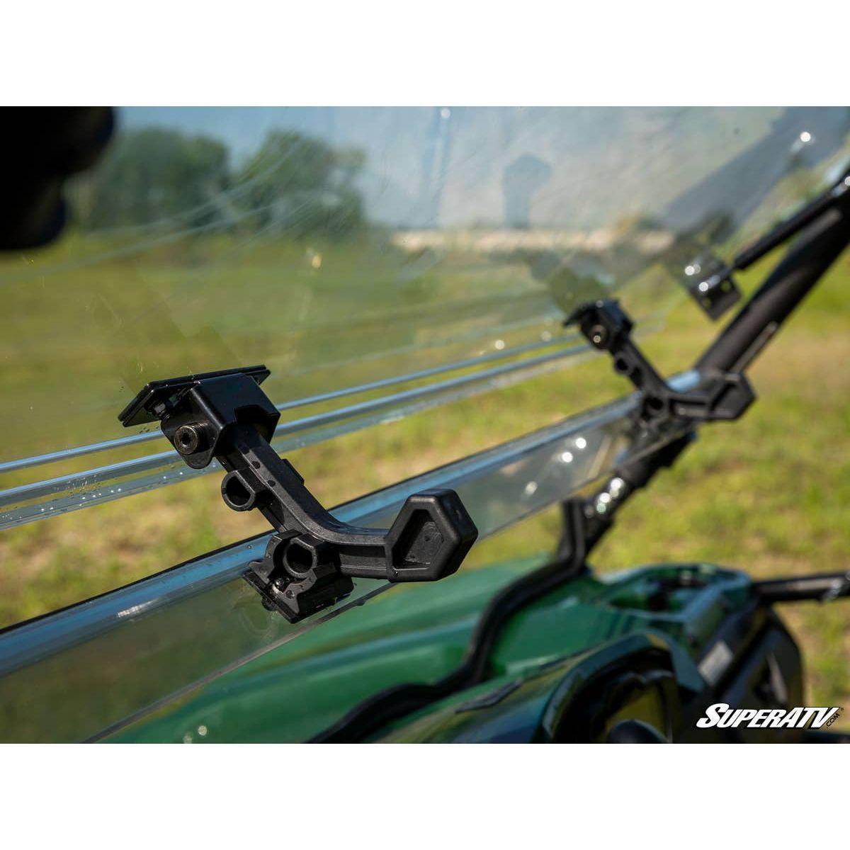 SuperATV 2014+ Yamaha Viking Scratch Resistant Flip Windshield