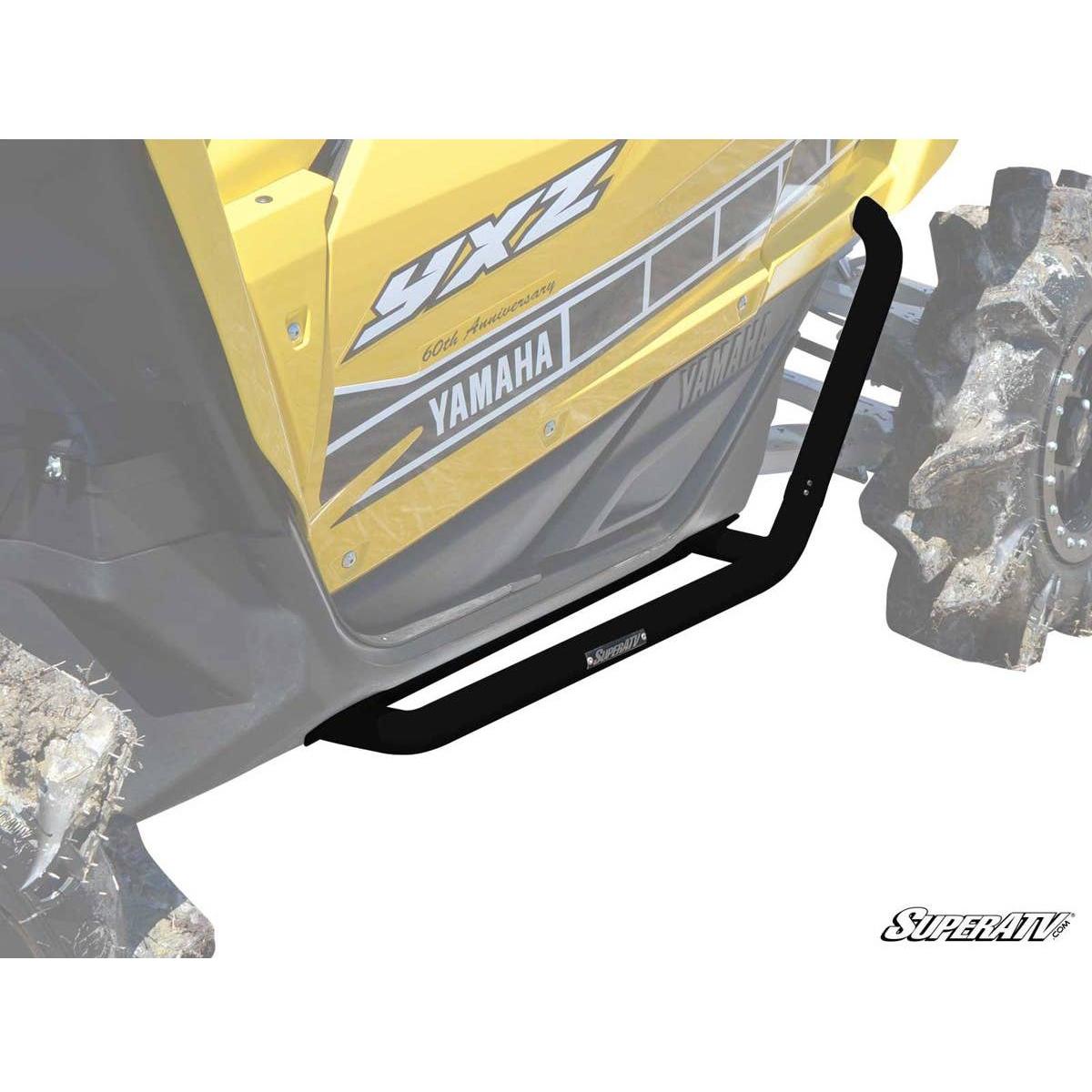 SuperATV 2016+ Yamaha YXZ Heavy Duty Nerf Bars - Black
